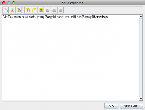 Notizeneditor