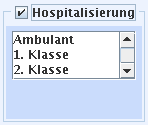 Suche nach Hospitalisierungsart