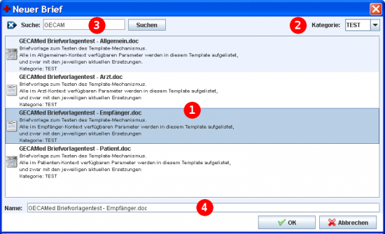 Brief erstellen